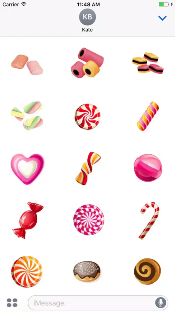 Sweet Cute Stickers 스크린샷
