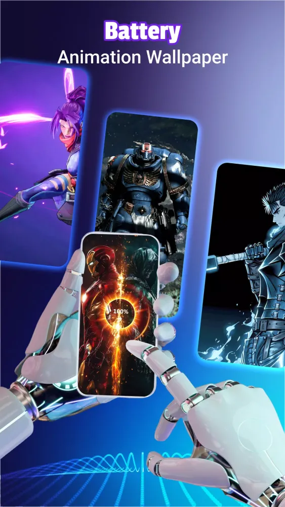 Battery Charging Animations 3D Screenshots