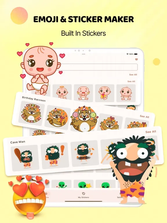 Sticker Maker & Emoji Maker iPad  Ekran Görüntüleri