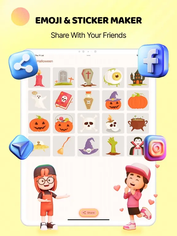 Sticker Maker & Emoji Maker iPad  Ekran Görüntüleri