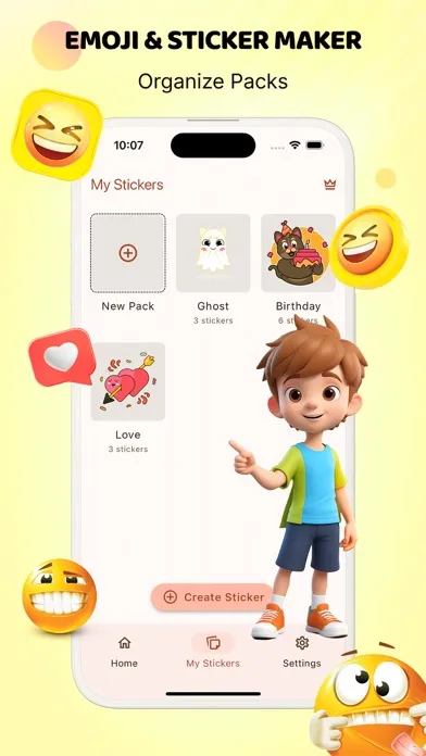Sticker Maker & Emoji Maker Ekran Görüntüleri