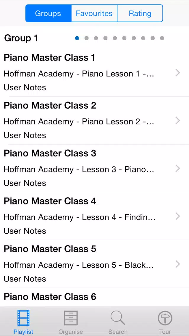 Zrzuty ekranu Piano Master Class