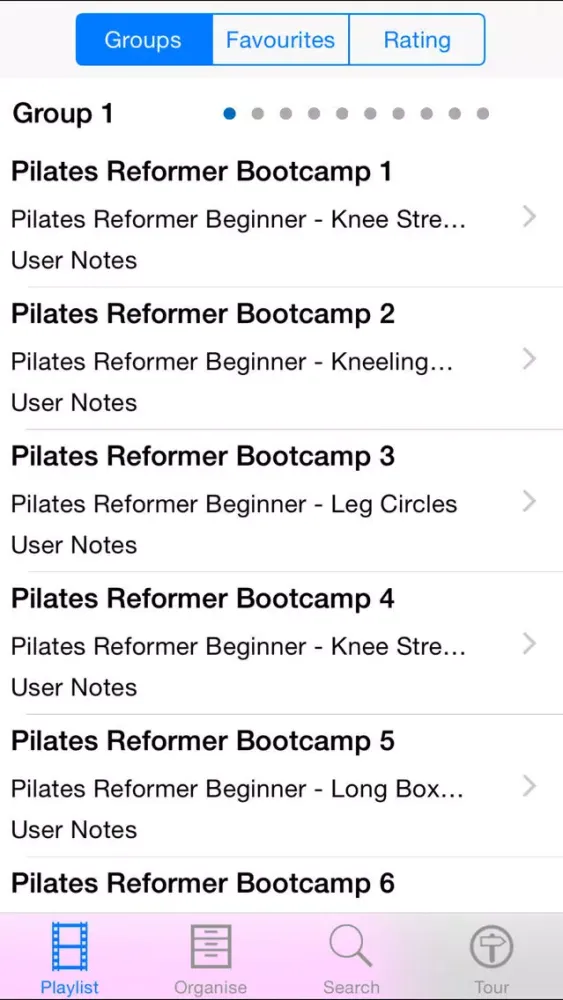 Pilates Reformer Bootcamp Screenshots