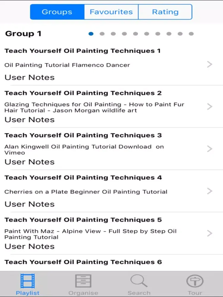 Zrzuty ekranu Teach Yourself Oil Painting Techniques iPad 
