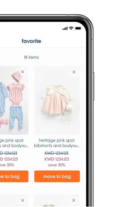 Captures d'écran de Mothercare MENA Baby/Kids Shop
