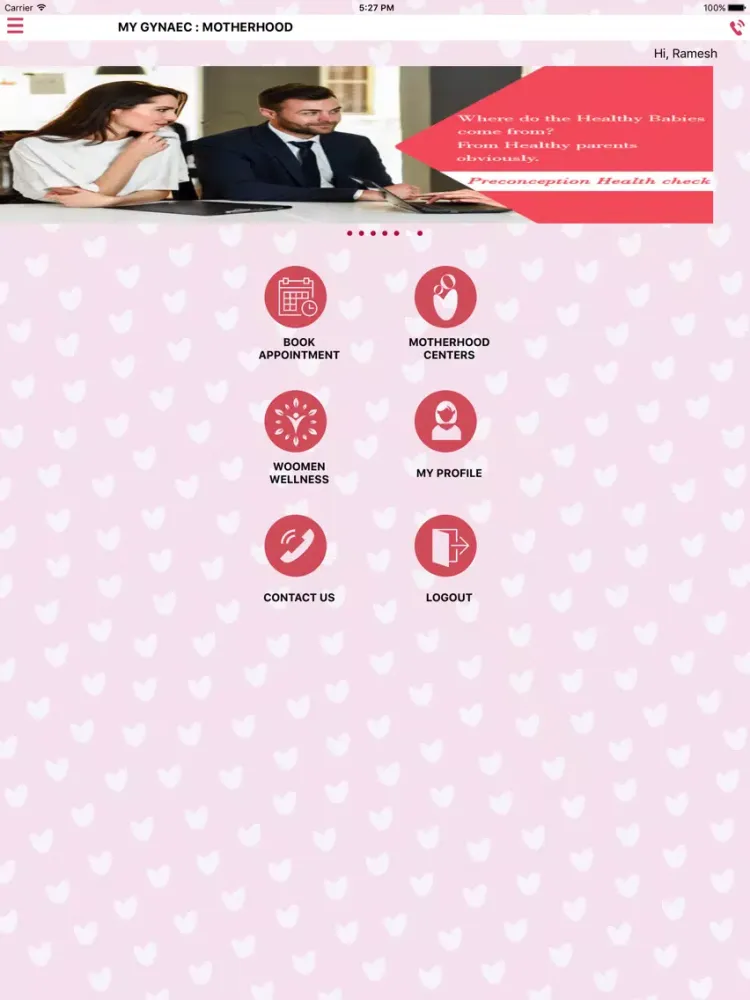 Скриншоты Motherhood App iPad 