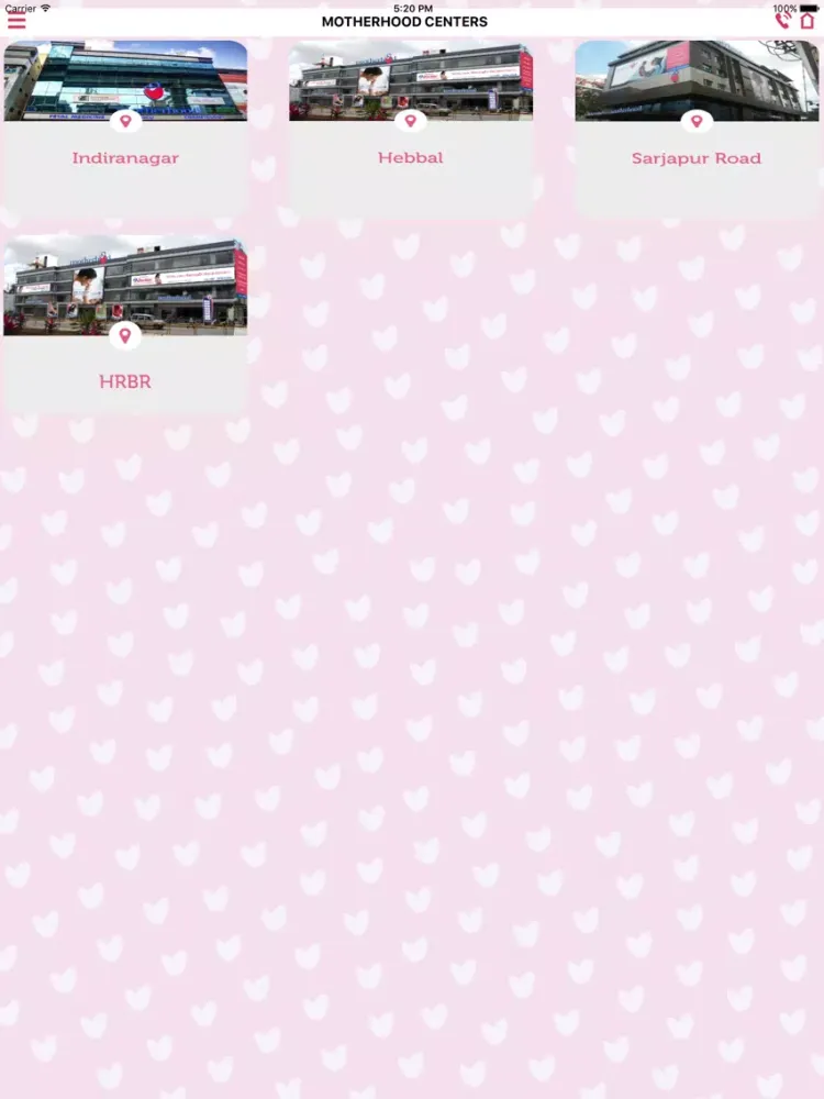 Скриншоты Motherhood App iPad 