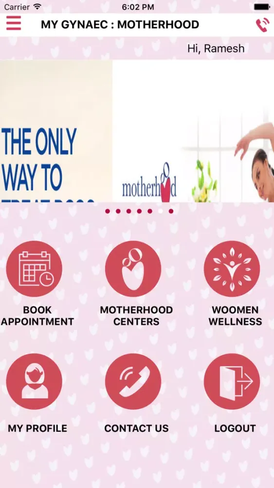 Скриншоты Motherhood App