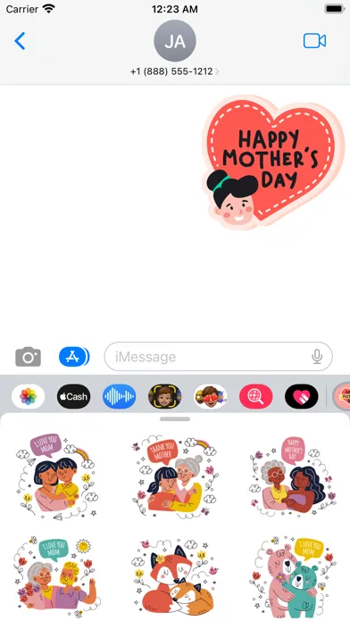 Captures d'écran de Mother's Day Stickers 2024