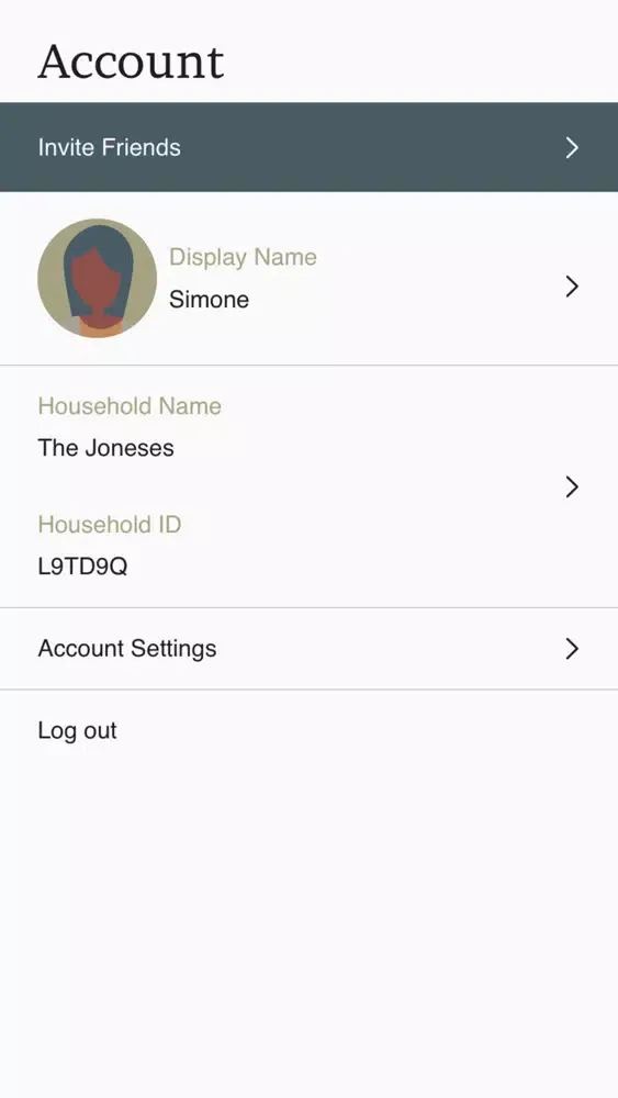 Zrzuty ekranu HomeAide: Household Management