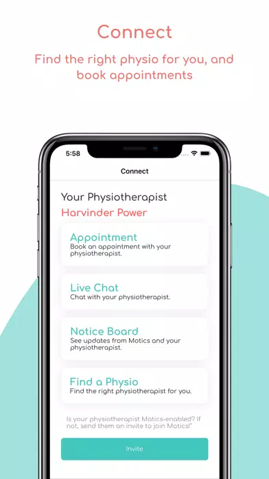 Captures d'écran de Motics - Physiotherapy