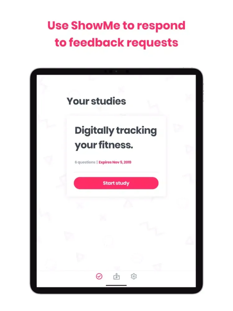 ShowMe - Video Surveys iPad  Ekran Görüntüleri