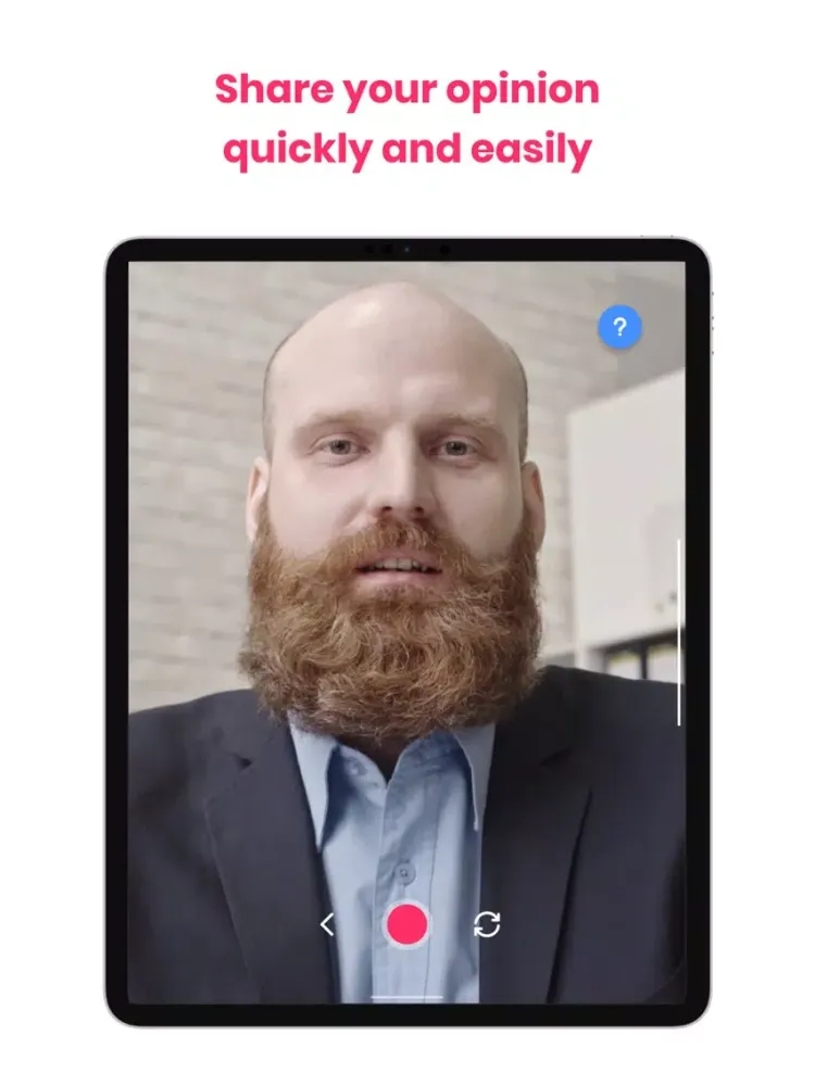 ShowMe - Video Surveys iPad  Ekran Görüntüleri
