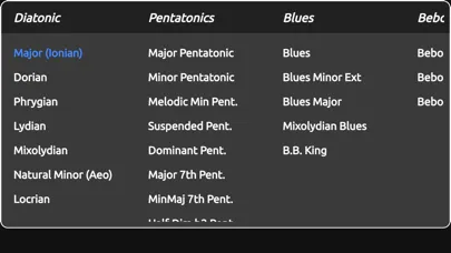 Guitar Scales and Patterns স্ক্রিনশট