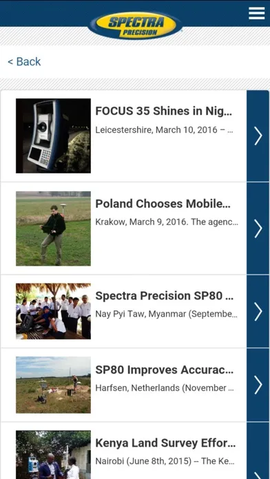 Spectra Precision স্ক্রিনশট