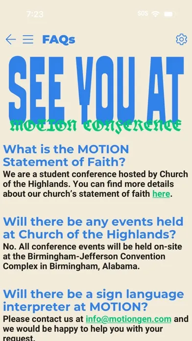 Ảnh chụp màn hình của MOTION Conference