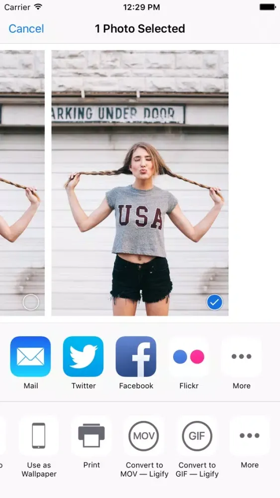 Ligify — Export GIF or MOV, for use with Live Photo Screenshots