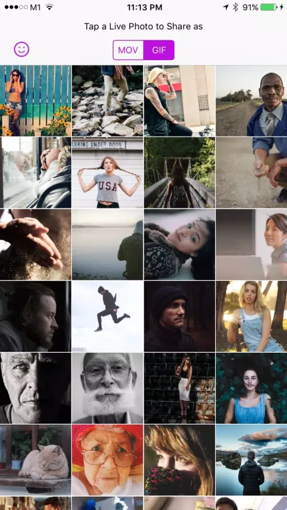 Ligify — Export GIF or MOV, for use with Live Photo Screenshots