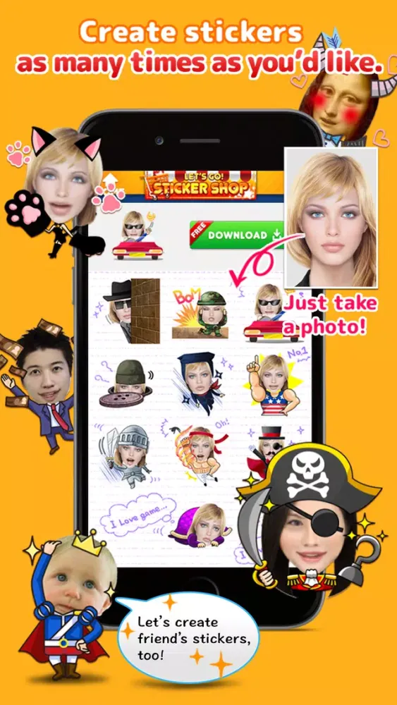 Capturas de pantalla de StickerMe - Selfie Stickers and Emoji
