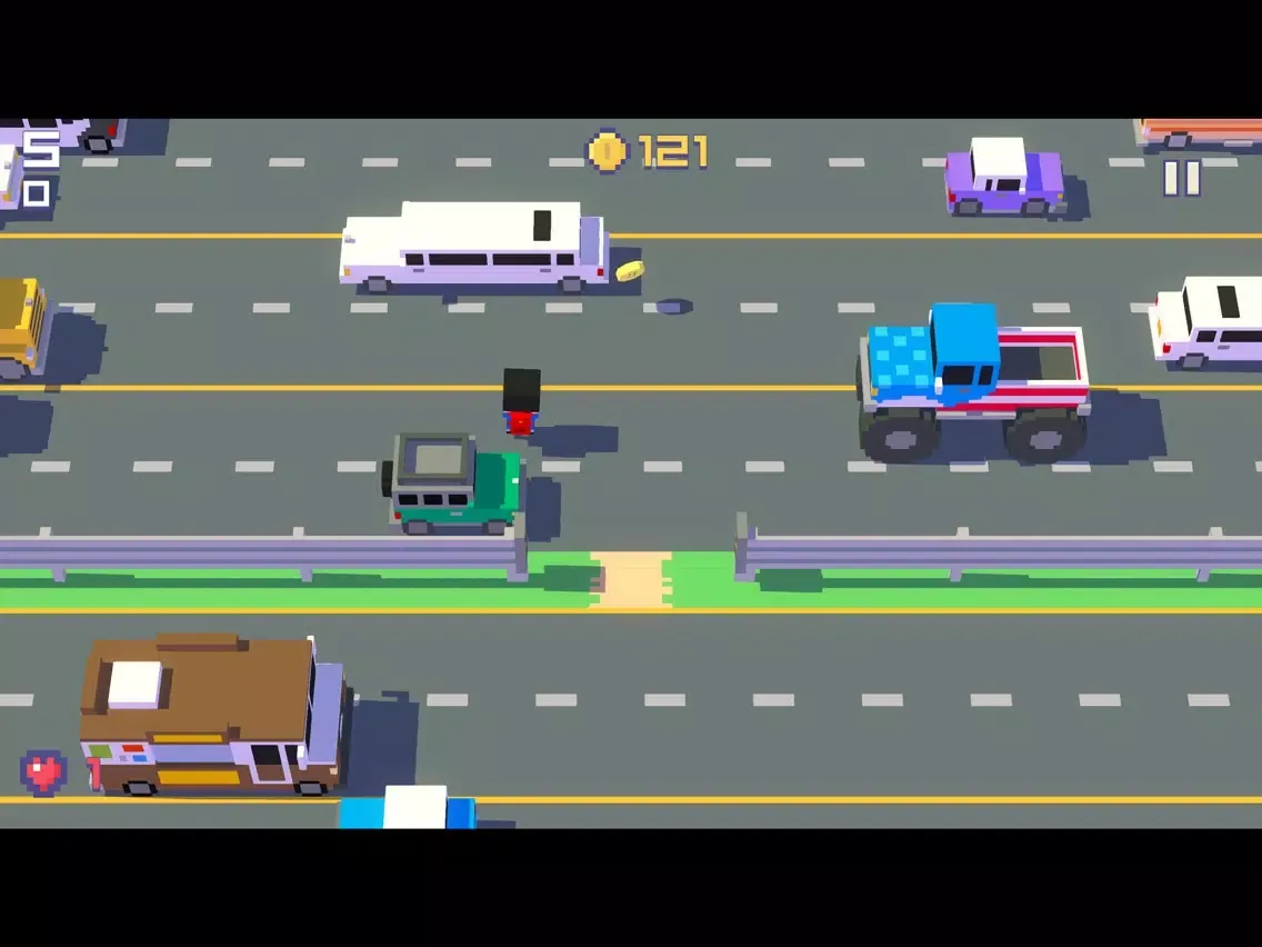 Tangkapan skrin Road Run 2 - Dodge traffic iPad 