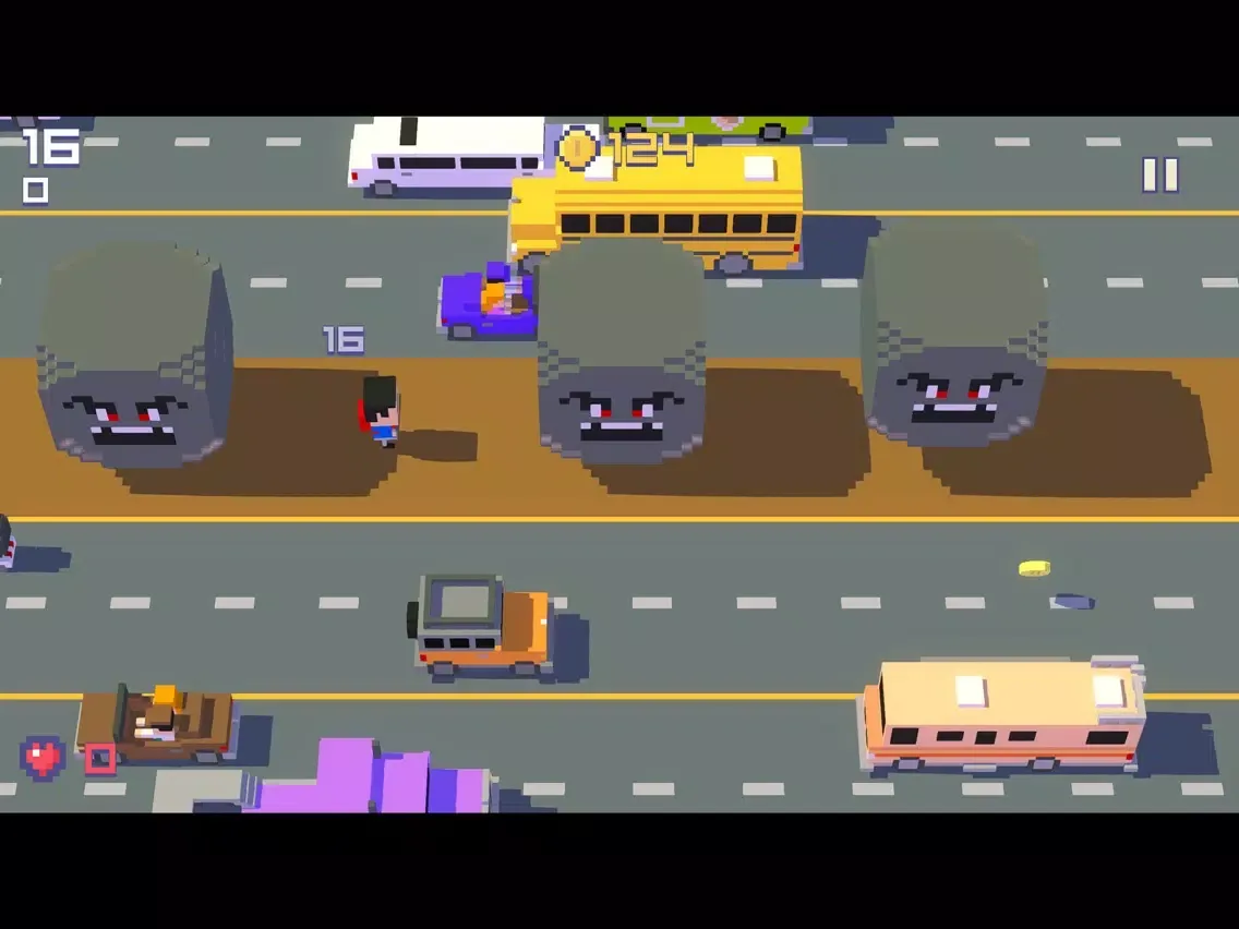 Tangkapan skrin Road Run 2 - Dodge traffic iPad 
