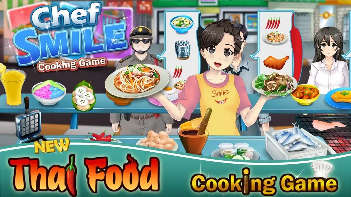 Captures d'écran de Chef Smile diner dash