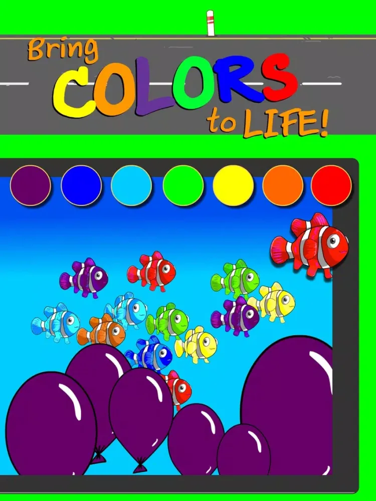 Tangkapan skrin Wheels on the bus sing along song games for kids iPad 