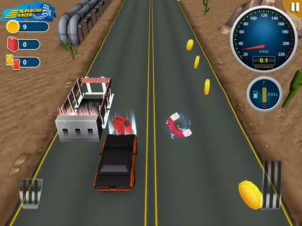 Supercar Racer : The Game iPad  Screenshots