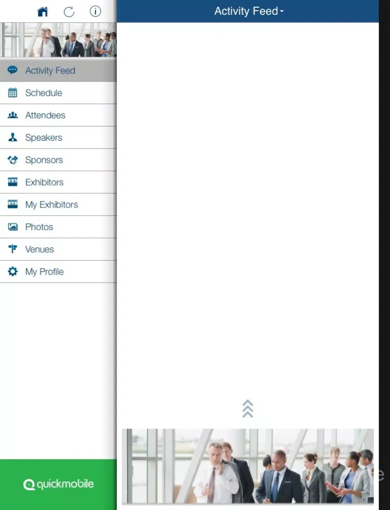 Capturas de tela do Enterprise Mobile Apps (EMA) iPad 