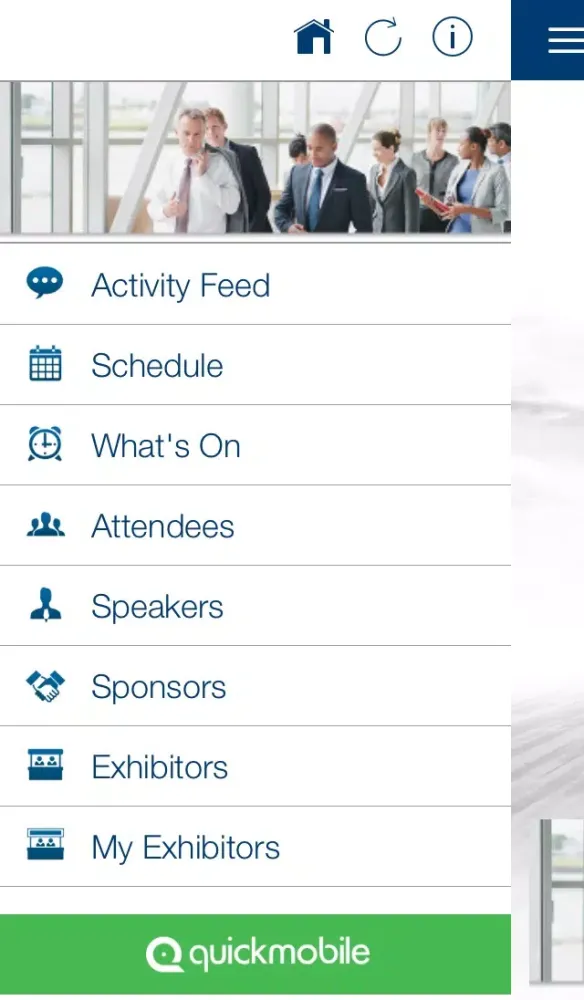Capturas de tela do Enterprise Mobile Apps (EMA)