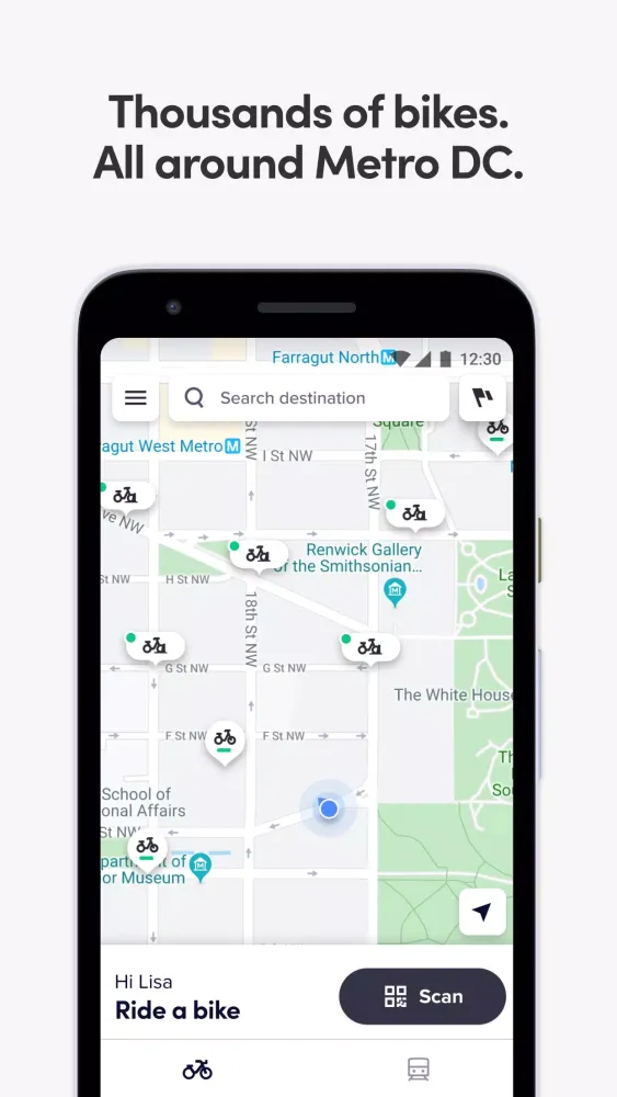 Captures d'écran de Capital Bikeshare