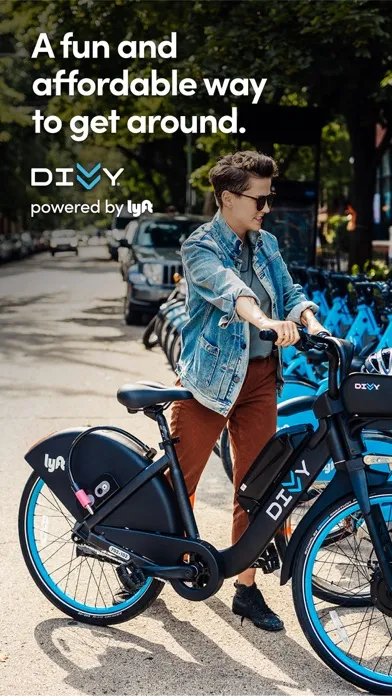 Capturas de tela do Divvy Bikes