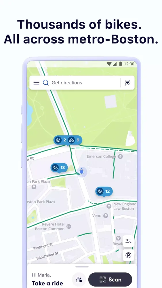 Bluebikes 스크린샷