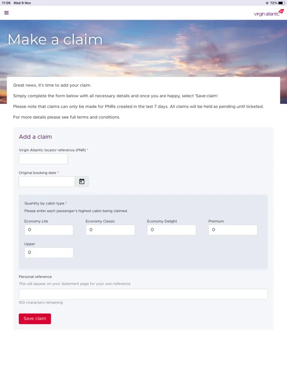 Virgin Atlantic Sky High Club iPad  Screenshots