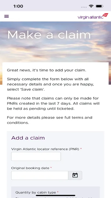 Virgin Atlantic Sky High Club Screenshots