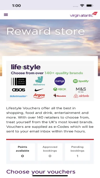 Virgin Atlantic Sky High Club Screenshots