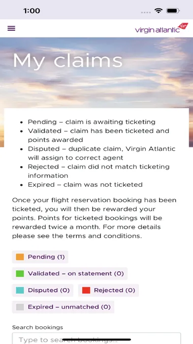 Virgin Atlantic Sky High Club Screenshots