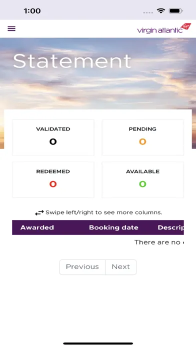 Virgin Atlantic Sky High Club Screenshots