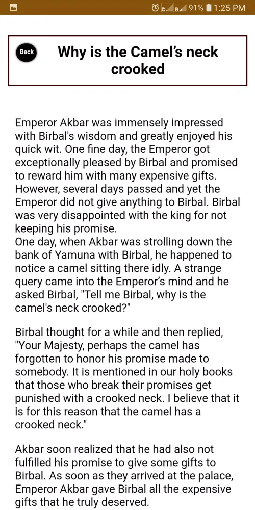 Akbar Birbal Moral Stories スクリーンショット