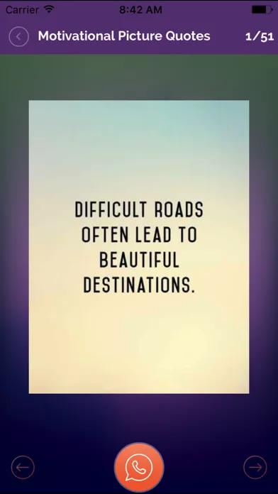 Motivational Quotes - StartUp Screenshots