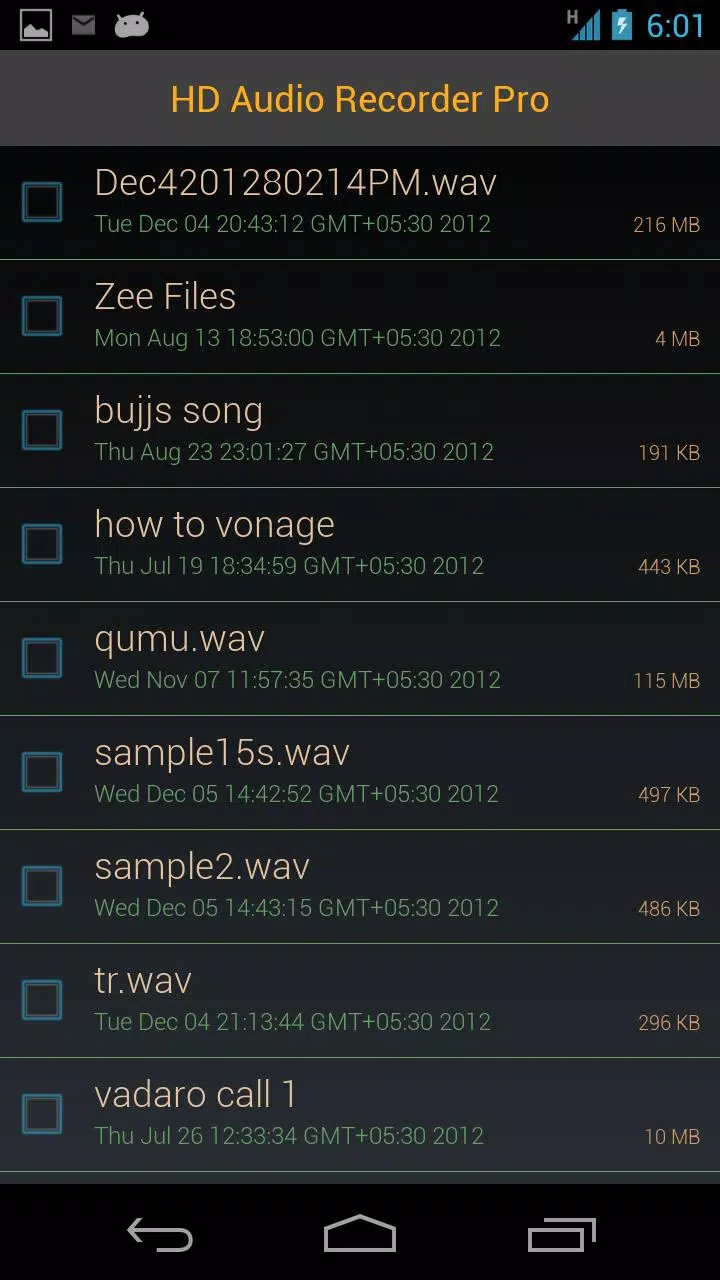 HD Audio Recorder Pro Screenshots2