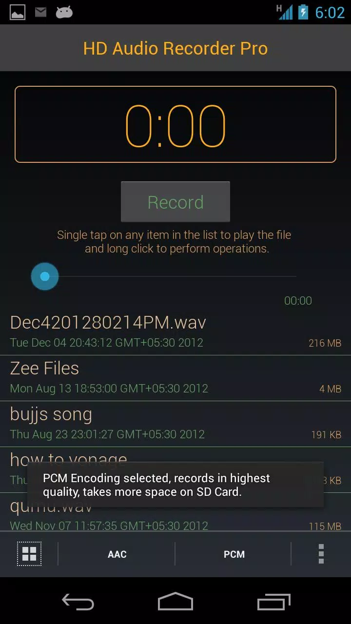 HD Audio Recorder Pro Screenshots6
