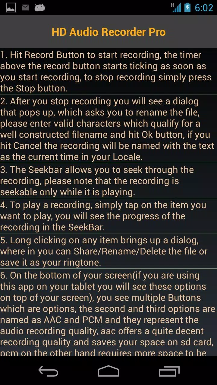 HD Audio Recorder Pro Screenshots7