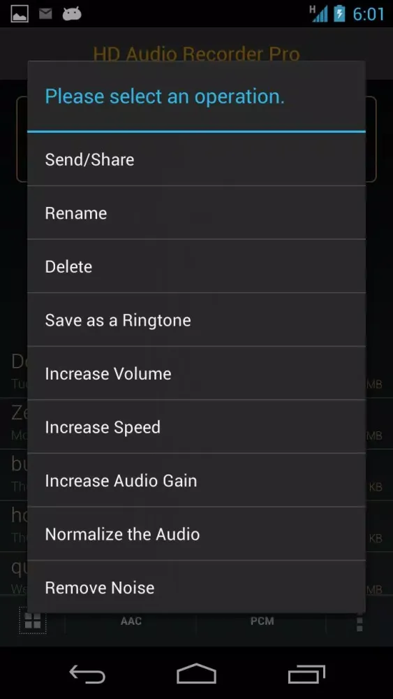 HD Audio Recorder Pro应用截图
