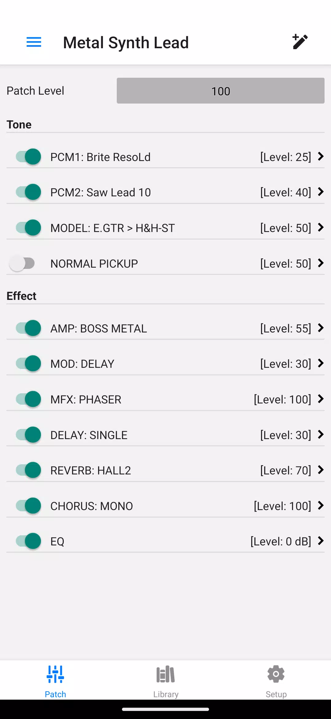 GR-55 Editor Screenshots