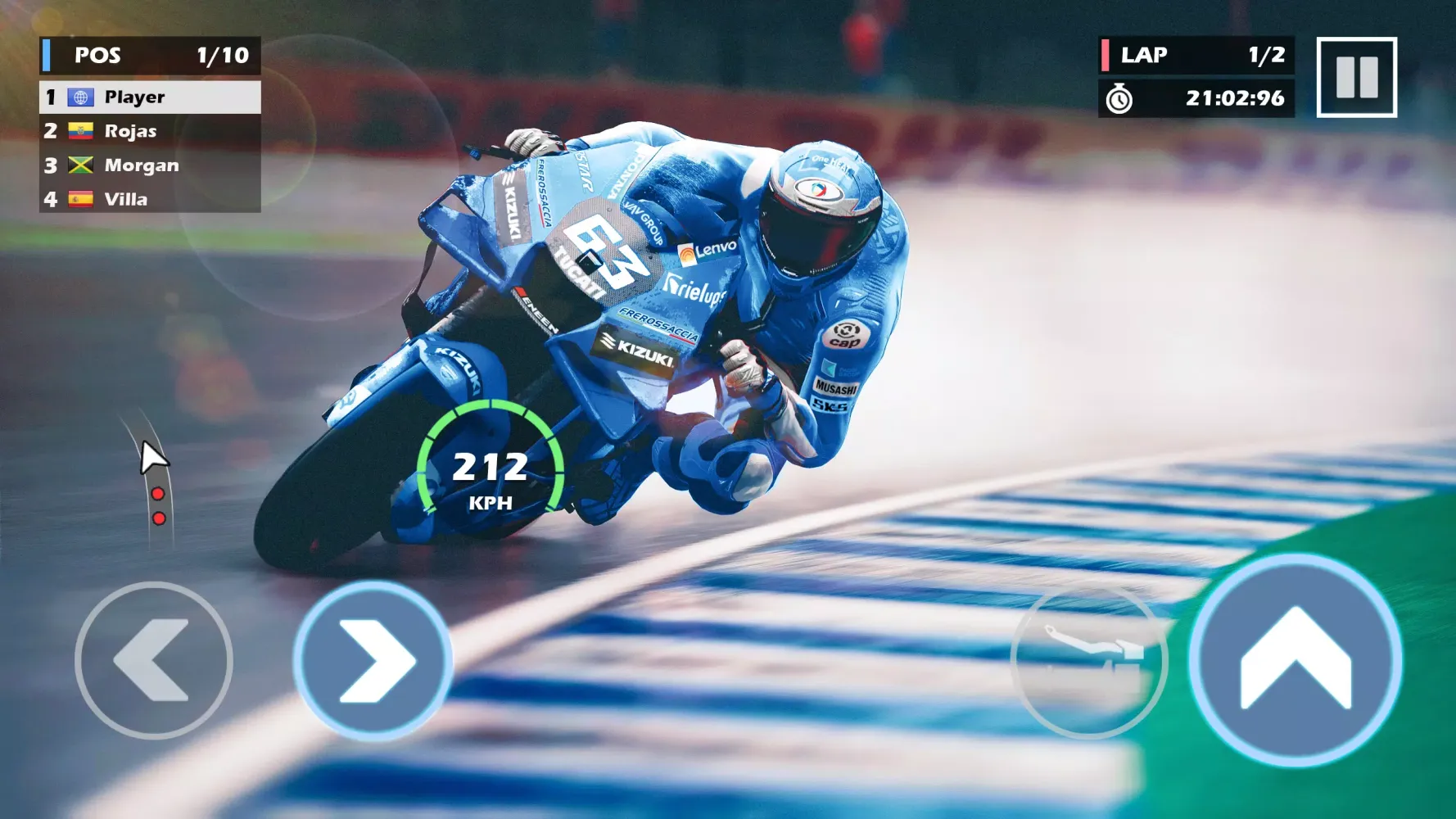 Tangkapan layar Moto Race GP: Real Bike Rider