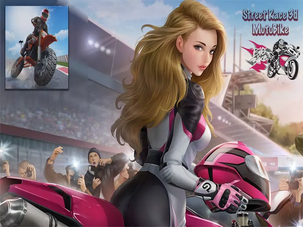 Capturas de tela do Street MotorBike Real Race 3D iPad 