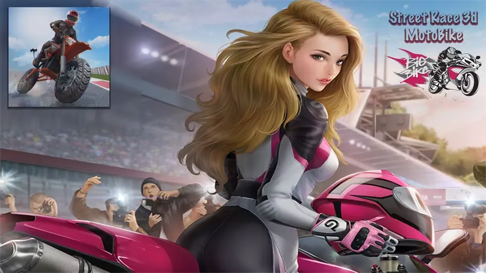 Capturas de tela do Street MotorBike Real Race 3D