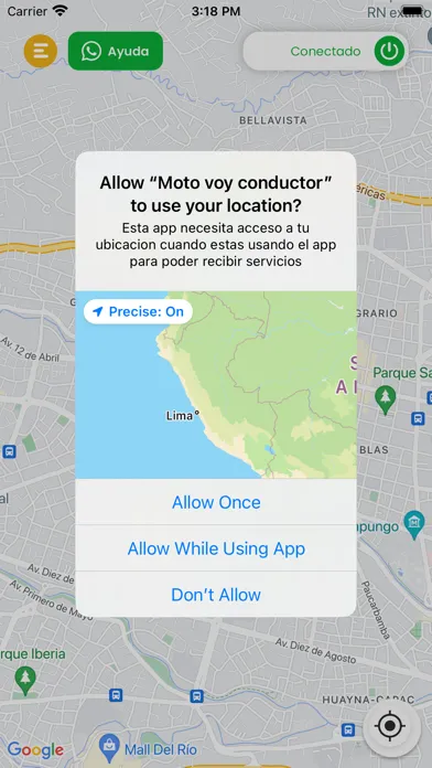 Moto Voy conductor Screenshots