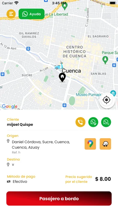 Moto Voy conductor Screenshots